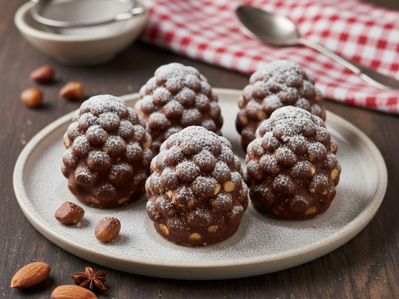 Chocolade dennenappels