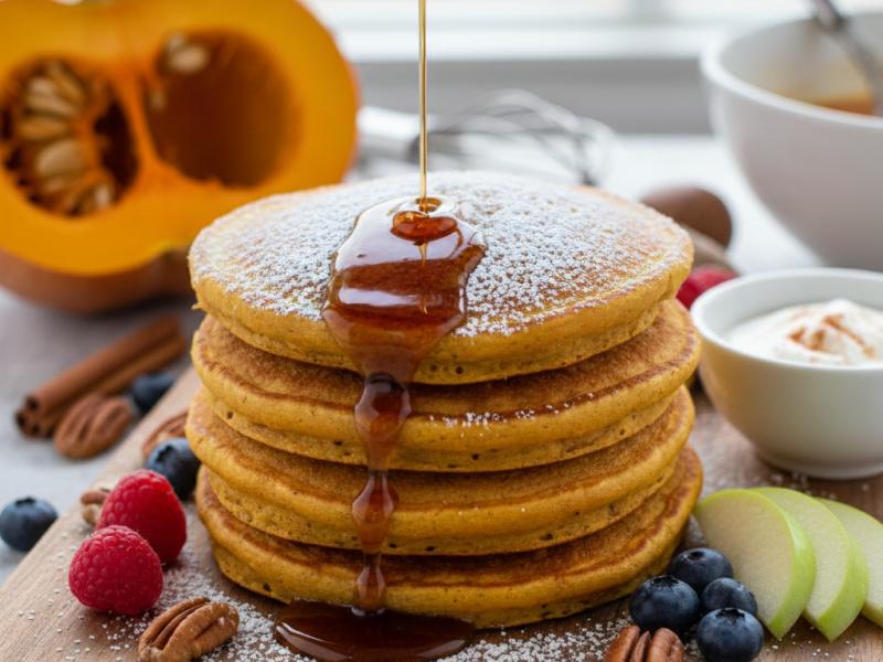 Pannenkoeken met pompoen